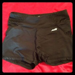 Athletic Volleyball Pole Yoga Shorts